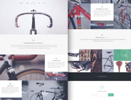 Bicycle – Darmowy szablon strony wykonany HTML5 i CSS3